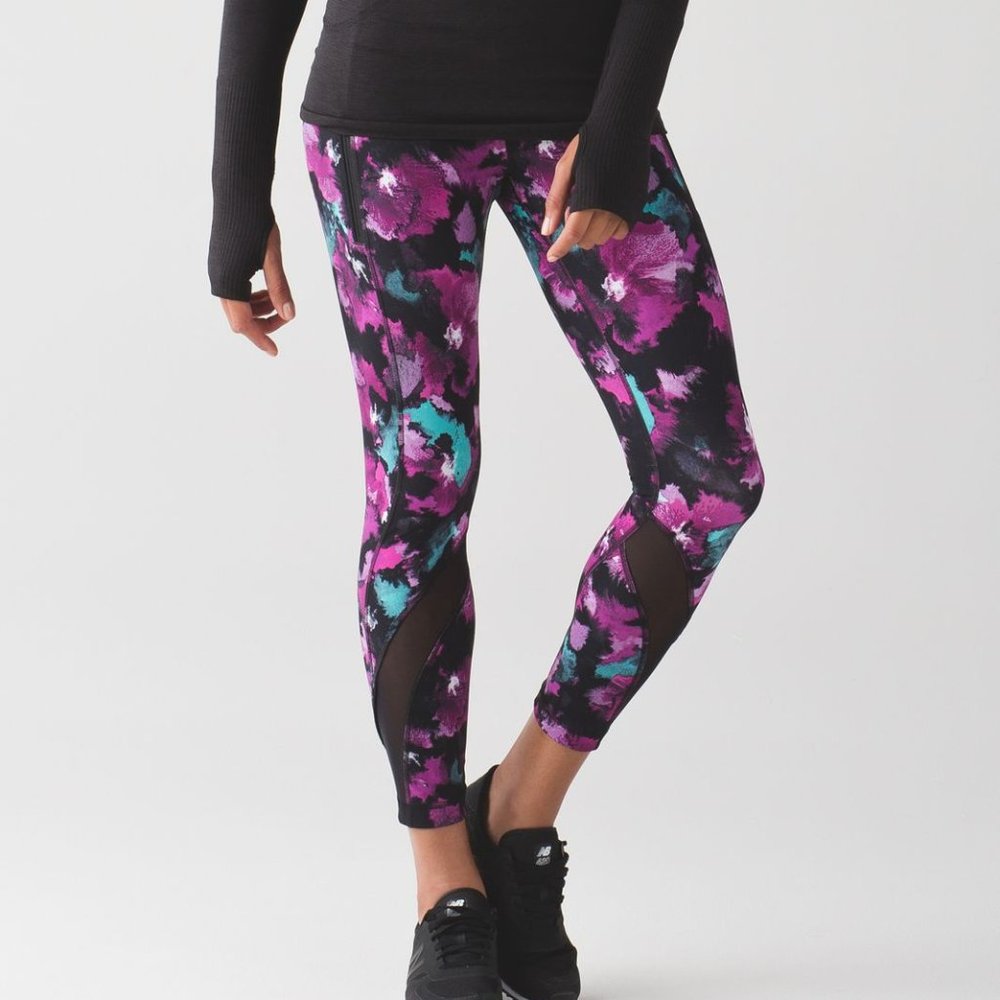 Lululemon midnight bloom inspire tight 8